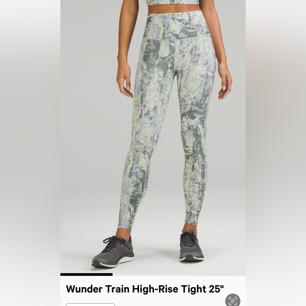 NWOT lululemon wunder train high rise 25” legging size 6